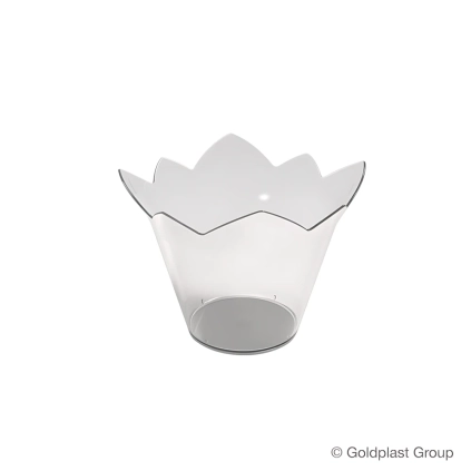 Coppette coppette Waterlily trasparenti 70cc, 25pz.