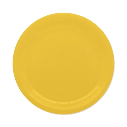 Piatti Gialli Ecolor in carta 24cm, 25pz.