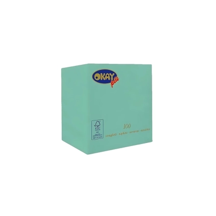 Tovaglioli Tiffany 2 veli 25x25cm, 100pz.