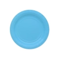 Piatti Celeste Ecolor in carta 18cm, 25pz.