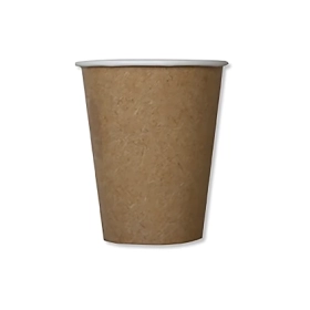 Bicchieri Kraft compostabili 250cc in carta, 20pz.