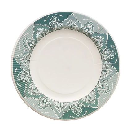 Piatti Kasbah grandi con bordo pieghettato 27cm, 8pz.