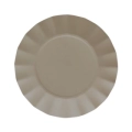 Piatti Taupe grandi in cartoncino compostabile Bruno 24,5cm, 20pz.