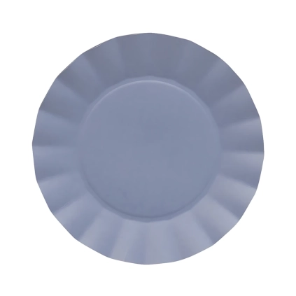 Piatti Carta da Zucchero grandi in cartoncino compostabile Bruno 24,5cm, 20pz.