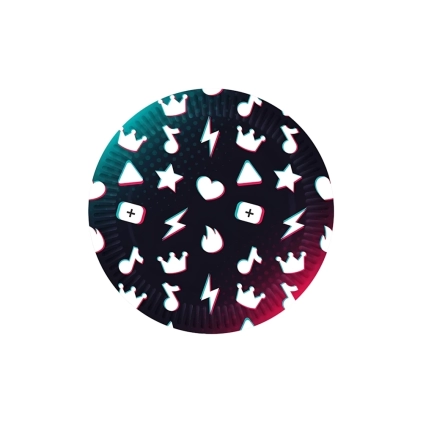 Piatti Simil Tik Tok piccoli 18cm Plastic Free, 8pz.