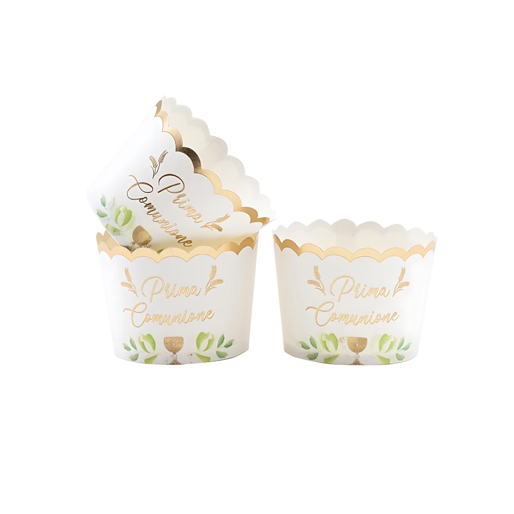 Pirottini Prima Comunione stampa oro 5x4,5cm, 20pz.
