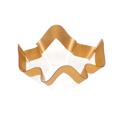 Contenitore Petali Oro 13x7cm, 1pz.