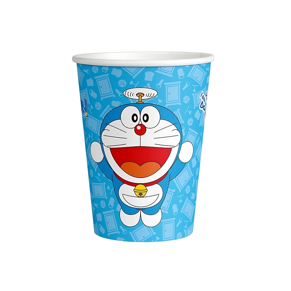 Bicchieri Doraemon 250ml in carta, 8pz.