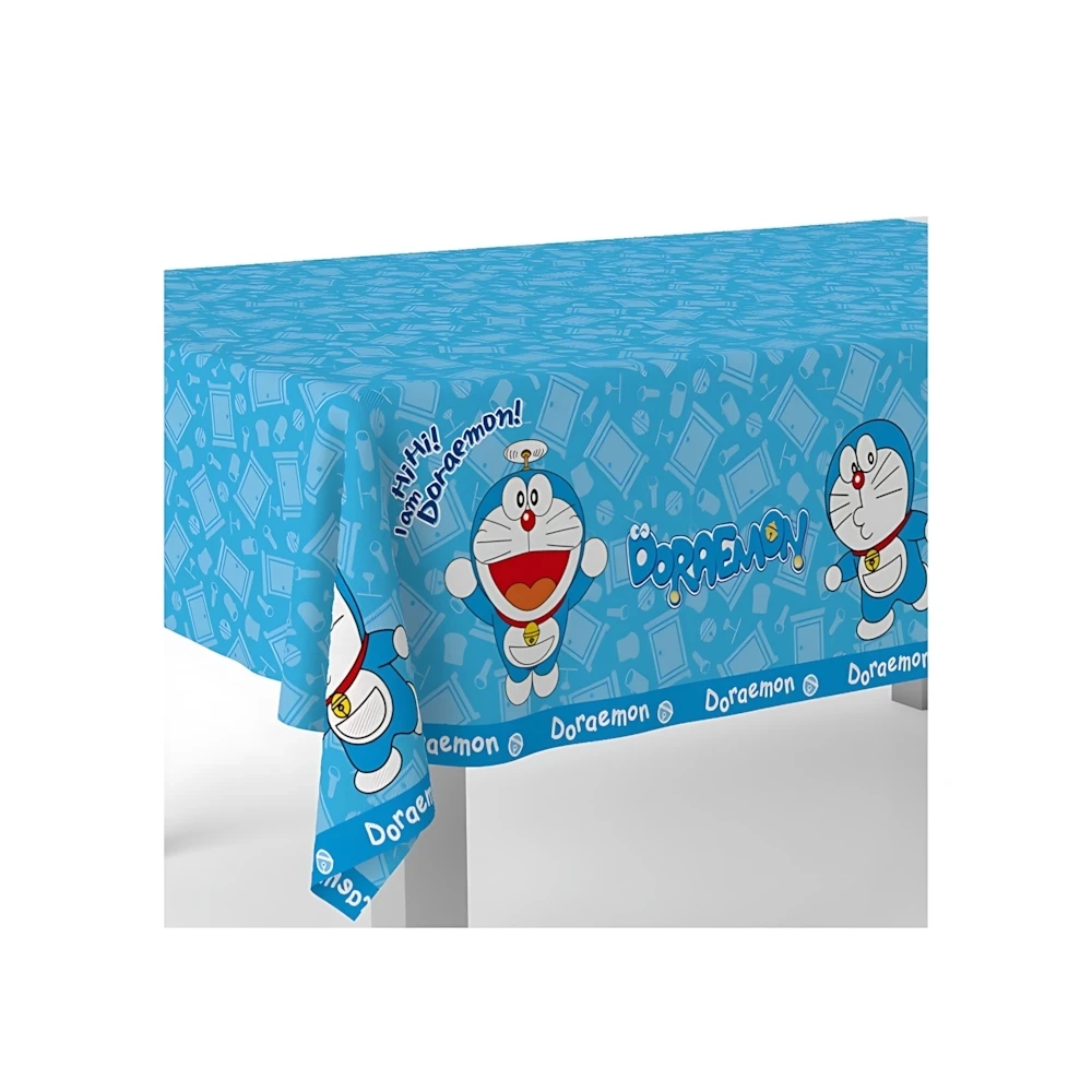 Tovaglia Doraemon in Plastica 1,8x1,2m, 1pz.
