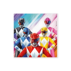 Tovaglioli Power Rangers 33x33cm, 20pz.
