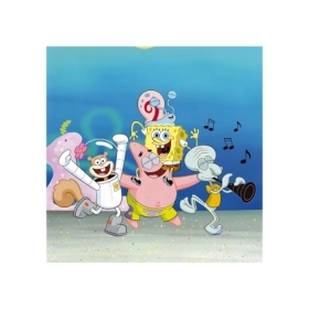 Tovaglioli Spongebob 33x33cm, 20pz.