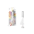 Candela fontana pirotecnica numero 4 con led multicolore, categoria F1, 1pz.