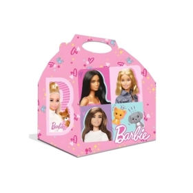 Scatole regalo Barbie in cartoncino con maniglia, 12pz.
