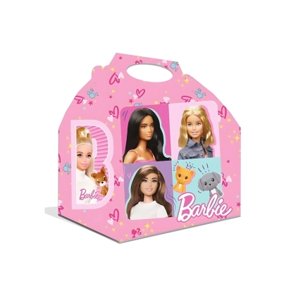 Scatole regalo Barbie in cartoncino con maniglia, 12pz.