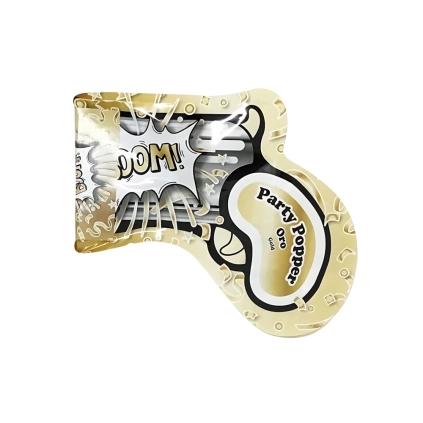 Party Popper coriandoli oro, 1pz.