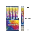 Tubo Sparacoriandoli multicolore 60cm, 1pz.