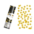 Tubo Sparacoriandoli stelle oro 20cm, 1pz.