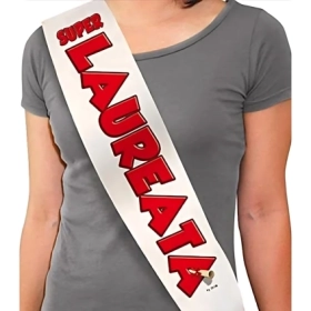 Fascia  Laureata colore rosso, 1pz.