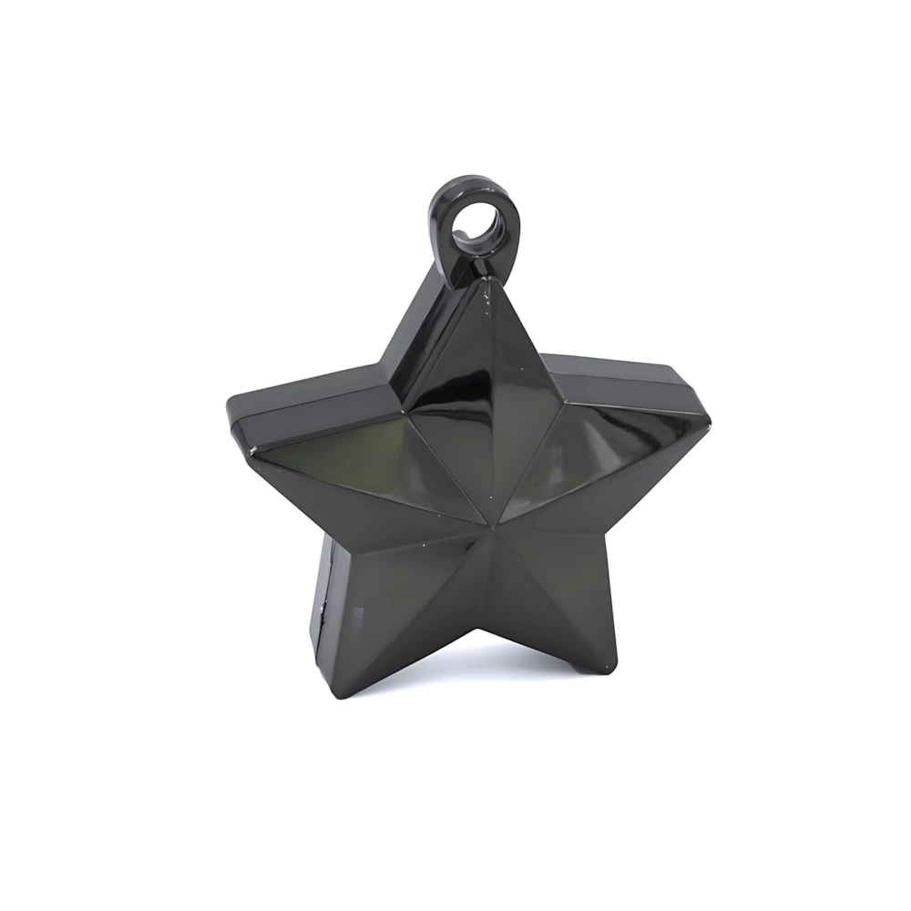 Pesetto per palloncini Stella 150gr Nero, 1pz.