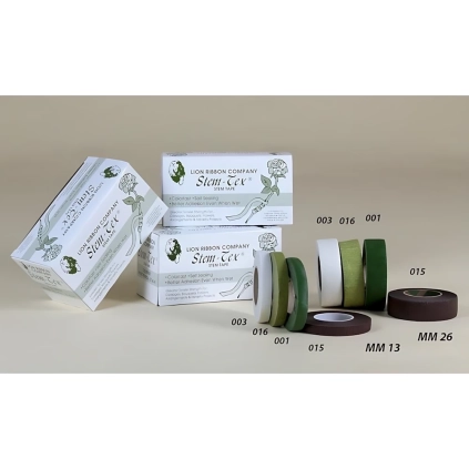 Floral Tape 13mm x 27m Verde Scuro, confezione da 1pz.