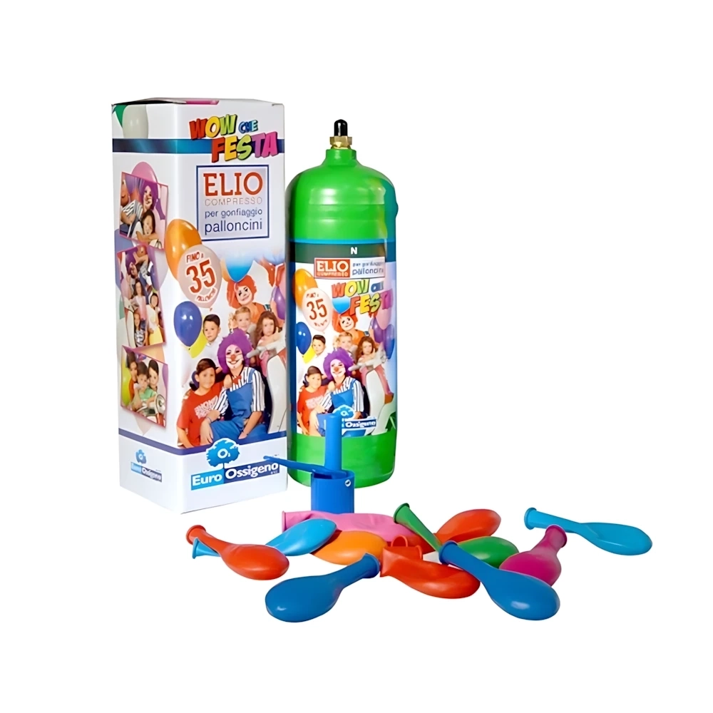 Bombola elio per 35 palloncini 1,7L (palloncini inclusi), 1pz.
