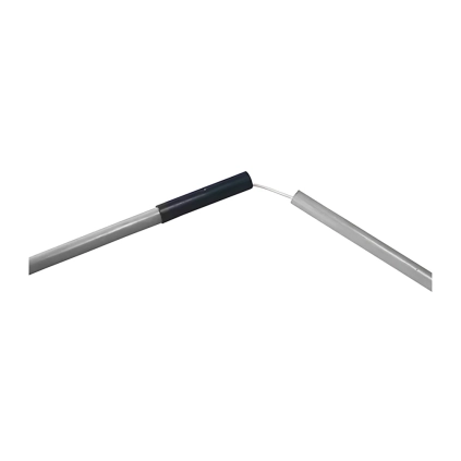 Tubi bianchi con filo elastico per archi 70cm. Confezione da 10 tubi.