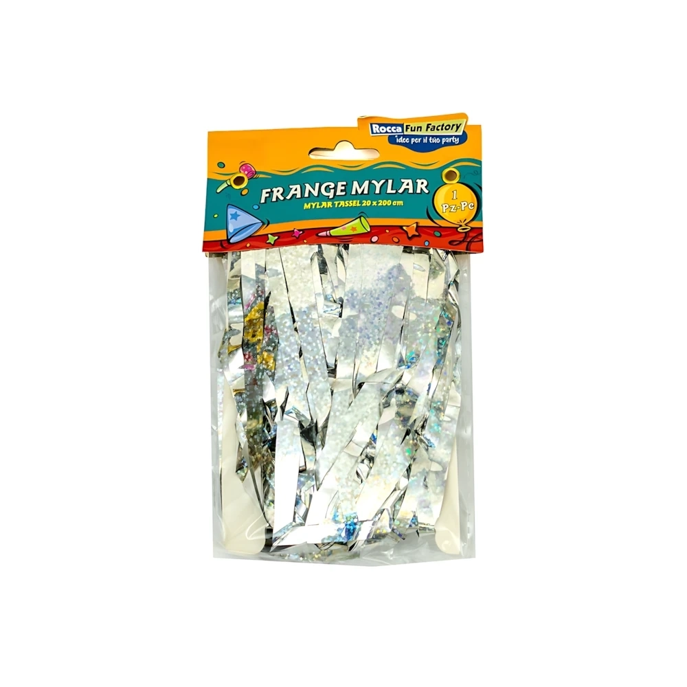 Frange in Mylar Olografico con adesivo, 1pz.