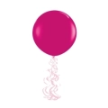 Spirale rosa per Palloncini, 6 pz.