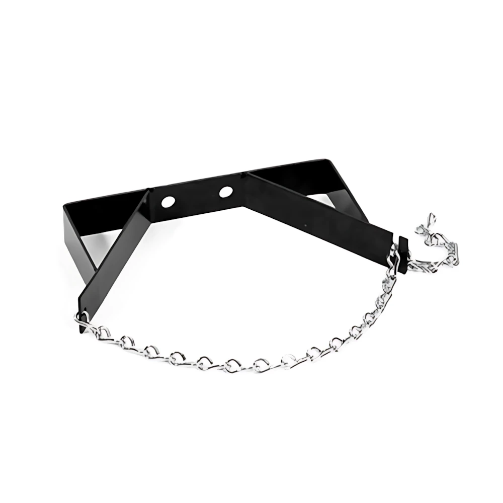 Sostegno in acciaio per bombola elio da muro, confezione da 1pz.