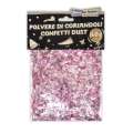 Polvere di Coriandoli colori femminili rosa, 1 bustina da 50g.