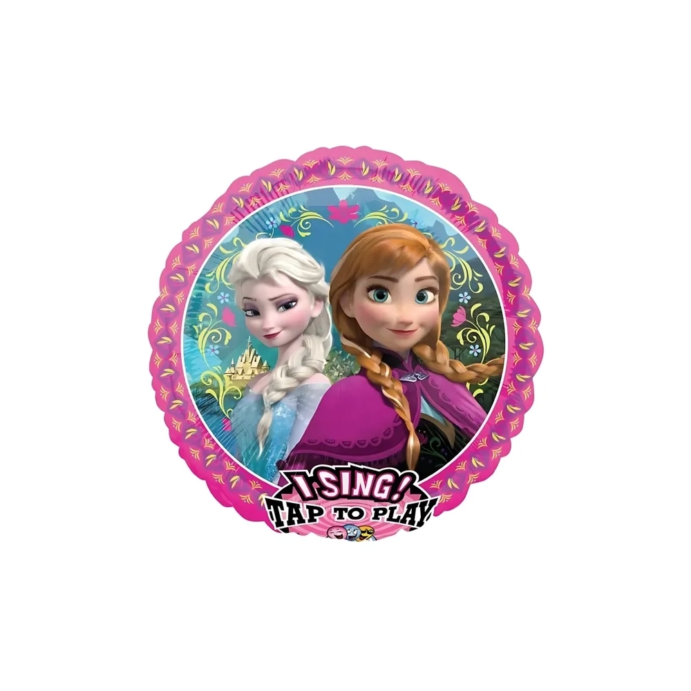 Palloncino Frozen Sing a Tune super shape 28" (71cm) in mylar, 1pz.
