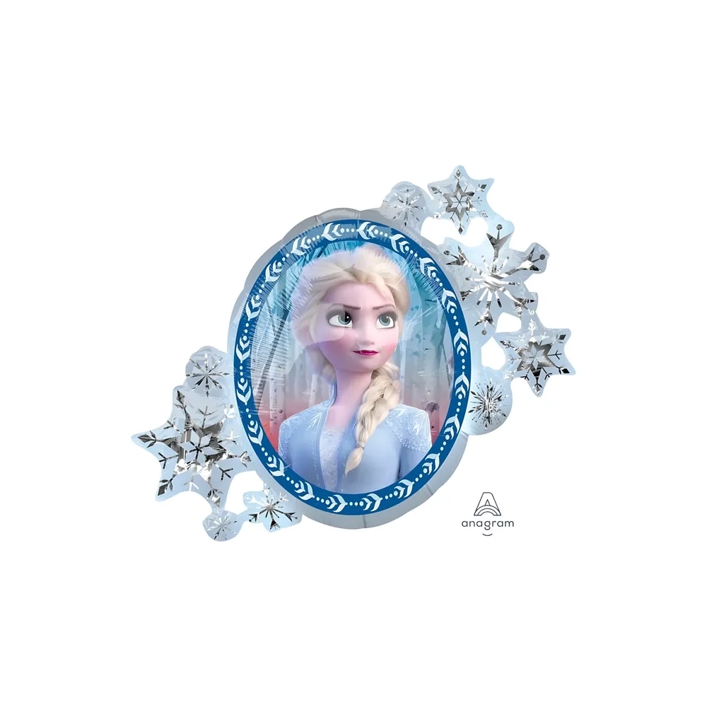 Palloncino Frozen2 Elsa e Anna super shape 30" (76cm) in mylar, 1pz.