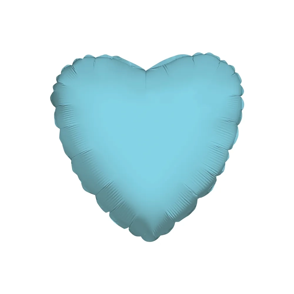 Palloncino Cuore Celeste Baby super shape 36" (91cm) in mylar, 1pz.