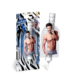 Candela fontana pirotecnica con uomo sexy addio al nubilato, categoria F1, 1pz.