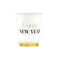 Bicchieri Happy New Year Clock White 250cc, 8pz.