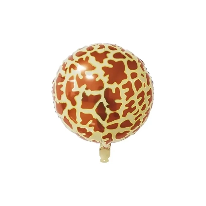 Palloncino Maculato Giraffa standard shape 21" (53cm) in mylar, 1pz.