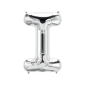 Palloncino Lettera I Argento super shape 40" (101cm) in mylar, 1pz.