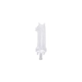 Palloncino numero 1 trasparenti Wide neck mini shape 14" (35cm) in mylar, 1pz.