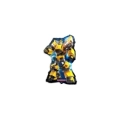 Palloncini Transformers Bumblebee mini shape 11" (27cm) in mylar, 5pz.