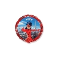 Palloncino Miraculous Ladybug Parigi standard shape 18" (45cm) in mylar, 1pz.