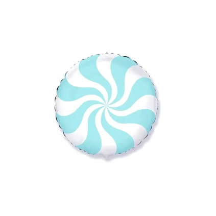 Palloncino Caramella Celeste Baby standard shape 18" (45cm) in mylar, 1pz.