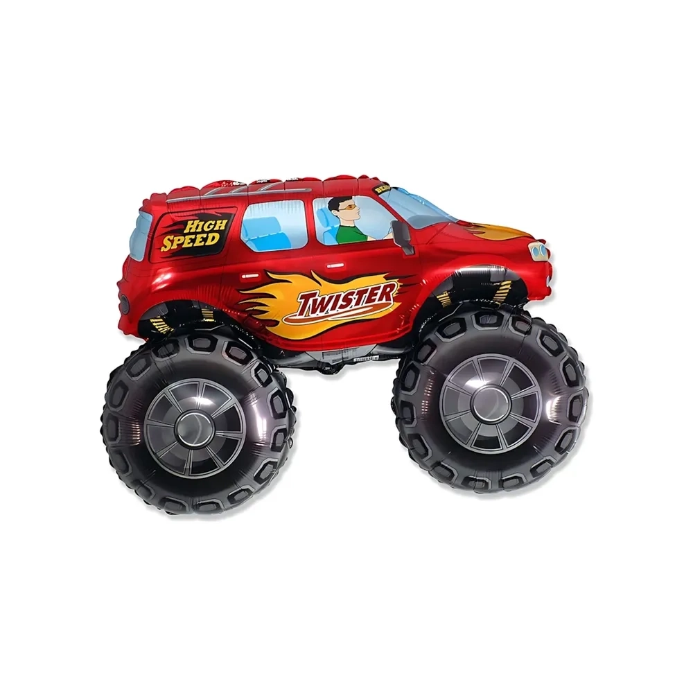 Palloncino Jeep Big Wheel super shape 38" (96cm) in mylar, 1pz.