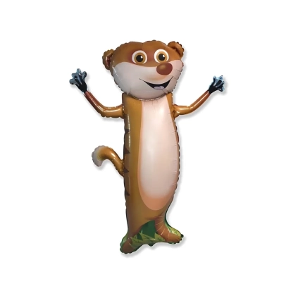 Palloncino Suricato mega shape 43" (109cm) in mylar, 1pz.