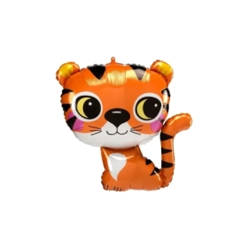 Palloncino Tigre super shape 25" (63cm) in mylar, 1pz.