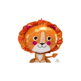 Palloncino Leone super shape 24" (60cm) in mylar, 1pz.