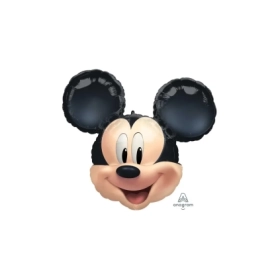 Palloncino testa di Topolino standard shape 22" (55cm) in mylar, 1pz.