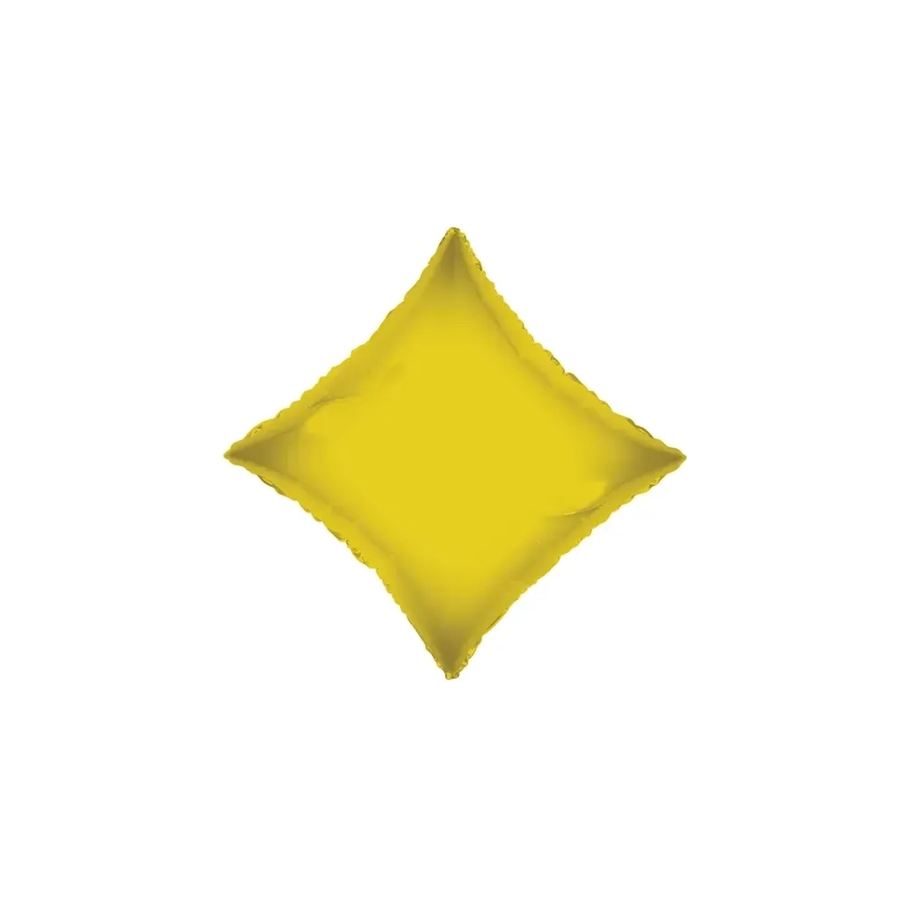 Palloncino Diamante Oro standard shape 18" (45cm) in mylar, 1pz.