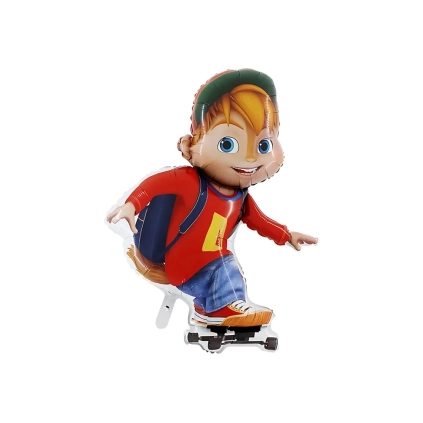 Palloncino Alvin super shape 37" (93cm) in mylar, 1pz.