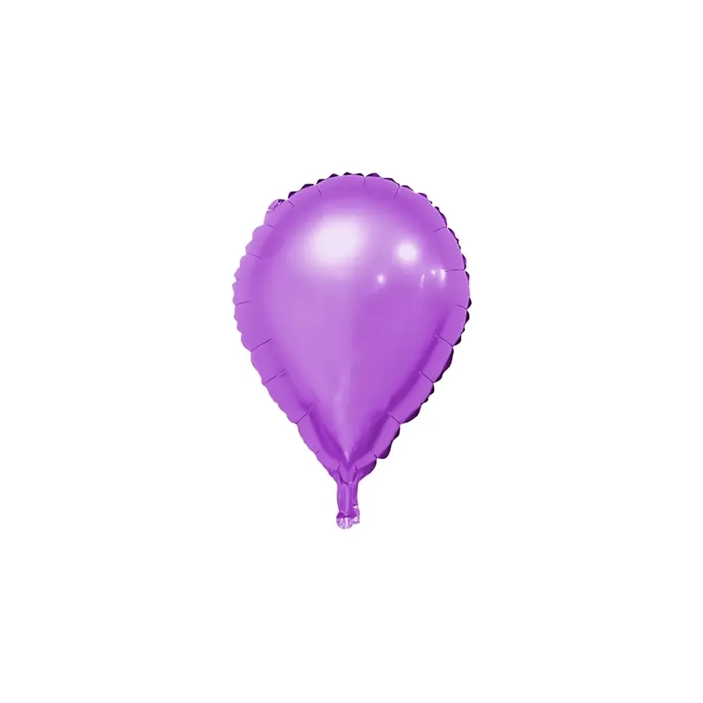 Palloncino Goccia Viola standard shape 19" (48cm) in mylar, 1pz.