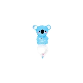 Palloncini Bracciale Koala Celeste mini shape 11" (27cm) in mylar, 10pz.